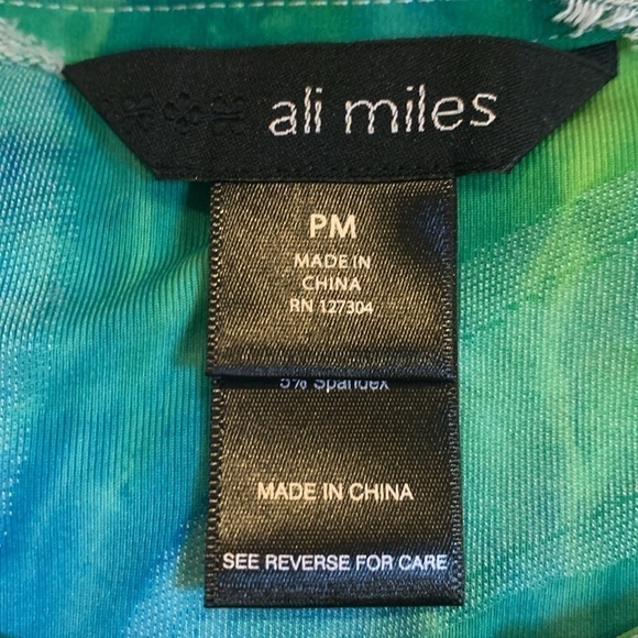 NWT Ali Miles stretch relaxed textured top MP - Picture 3 of 11